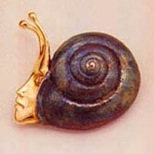 Marlow Collections : human pins jewelry snail shell